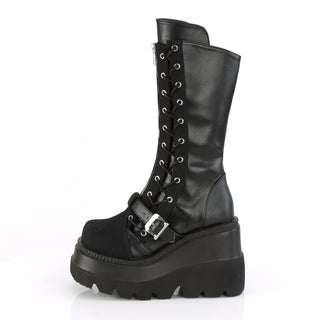 Panzer Canvas Platform Boots