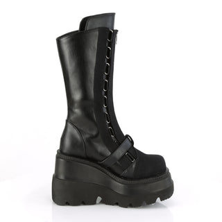 Panzer Canvas Platform Boots