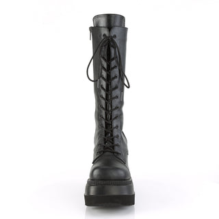 wedge platform goth boots