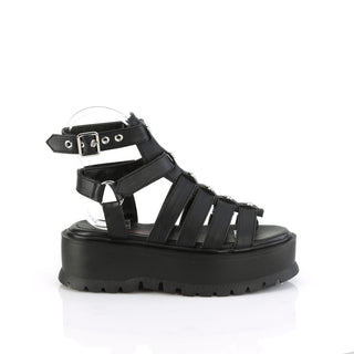 Skull Gladiator Style Platform Sandals