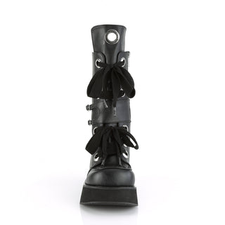Oversize Eyelets Platform Boots