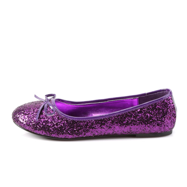 Purple Glitter Fairy Ballets Funtasma Star-16G OtherWorld Shoes