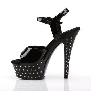 Stardust-609 Rhinestone Platform Sandals