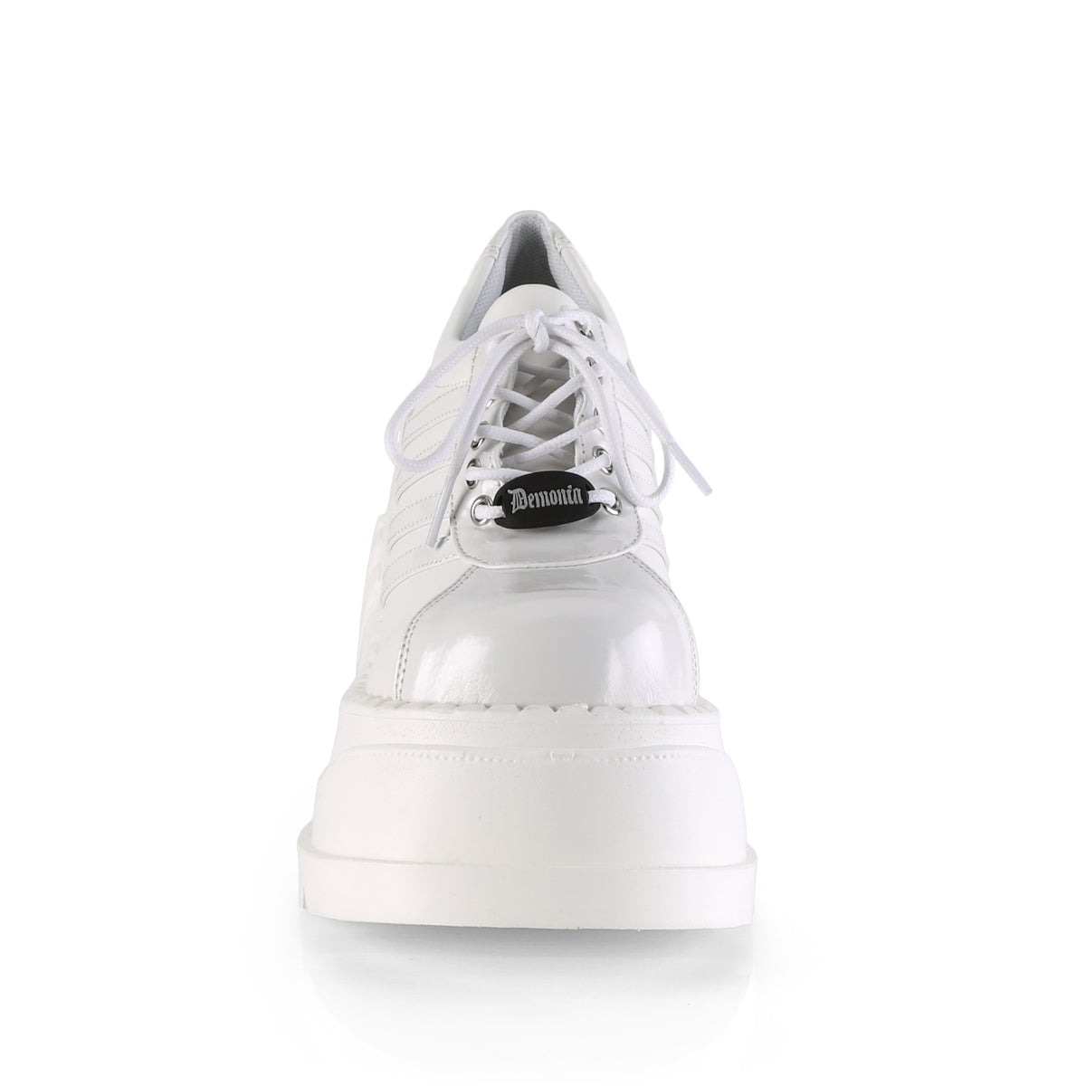 Wedge Platform Sneakers White