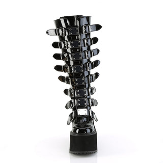 Swing-815WC Black PA Wide Calf Festival Boots