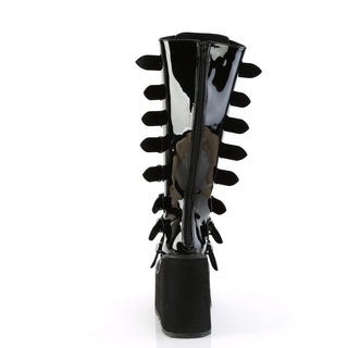 Swing-815WC Black PA Wide Calf Festival Boots