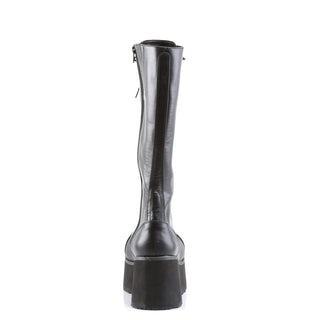 Trashville-502 Black Platform Boots (Unisex)