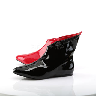 Chaos Queen Red & Black Booties