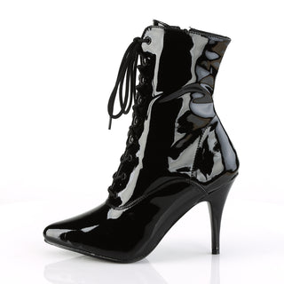 Vanity-1020 Black Patent Ankle Boots