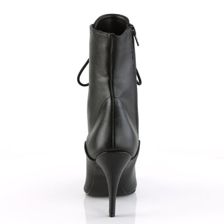 Vanity-1020 Black Matte Pointed Toe Ankle Boots