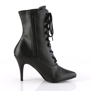 Vanity-1020 Black PU Ankle Boots
