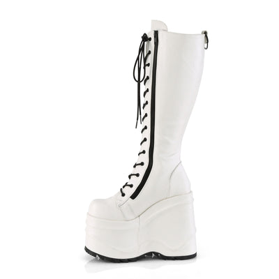 Wave Platform Boots White