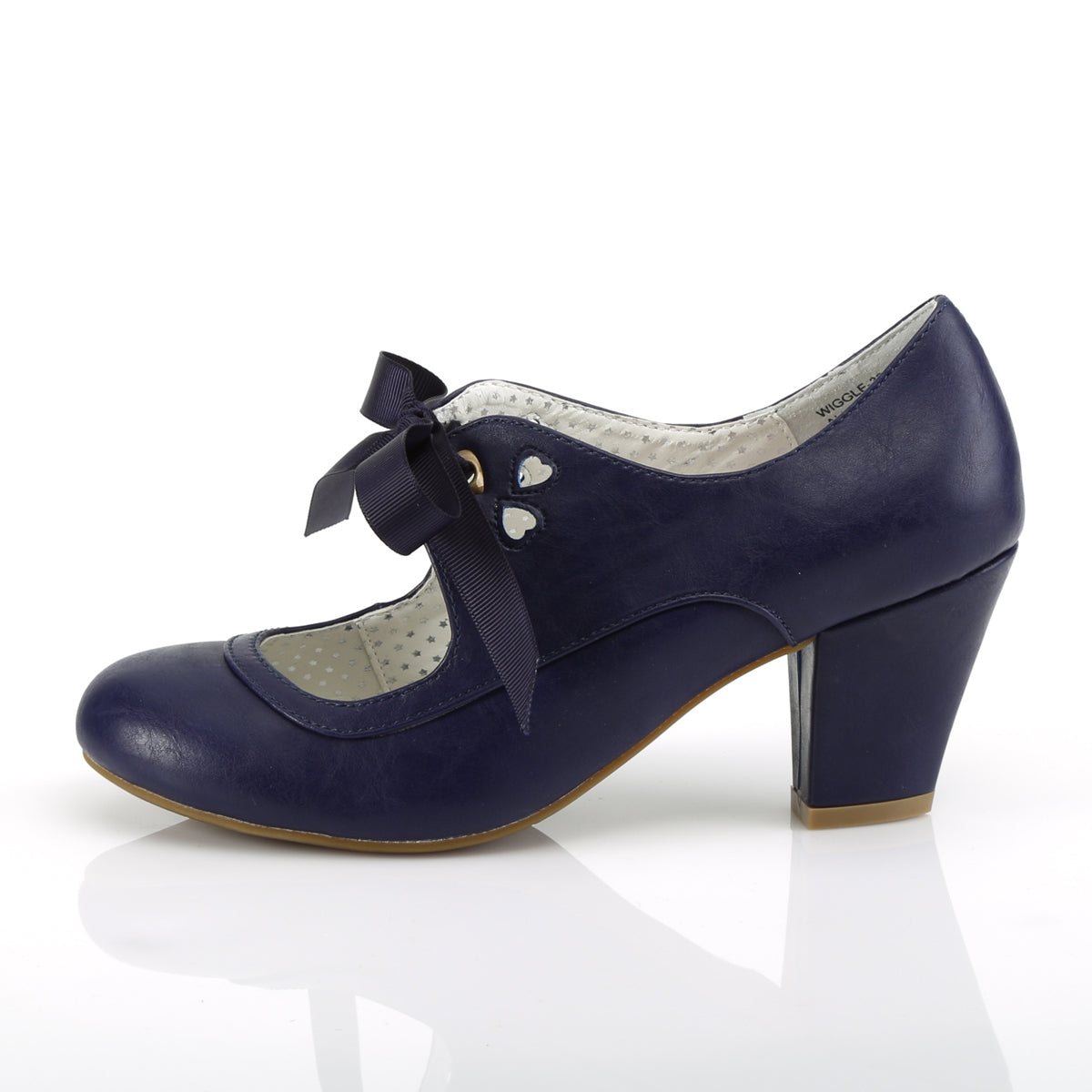Wiggle Mary Jane Pumps Navy Blue