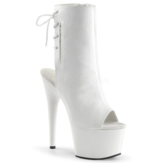 pleaser adore-1018 white pu