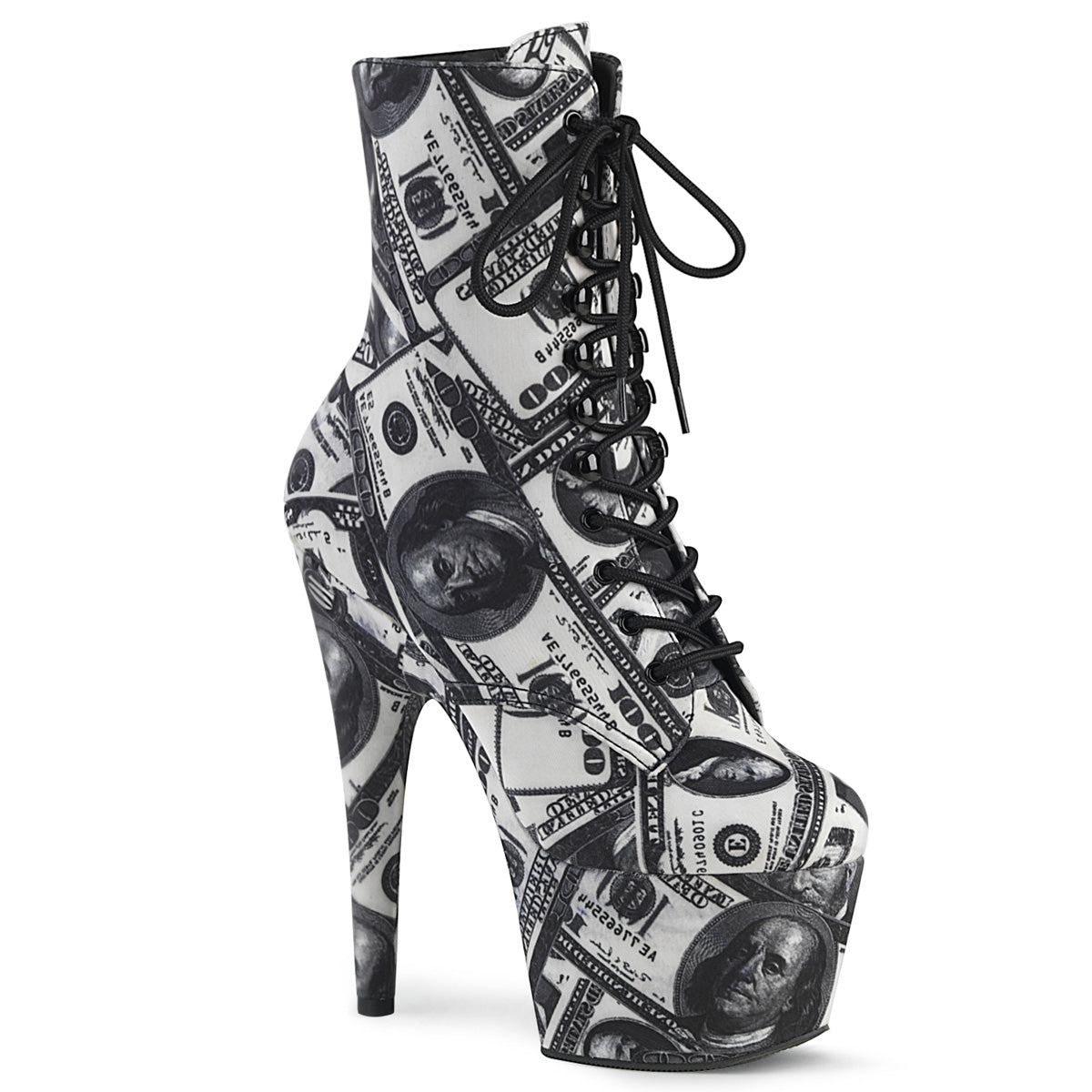 dollar print boots