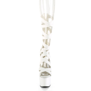 adore-700-48 white pleaser sexy heels