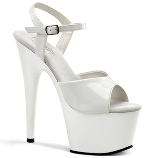 Adore-709 White Platform Sandals