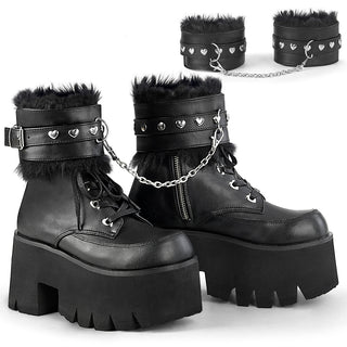 Kinky Chunky Platform Boots Black