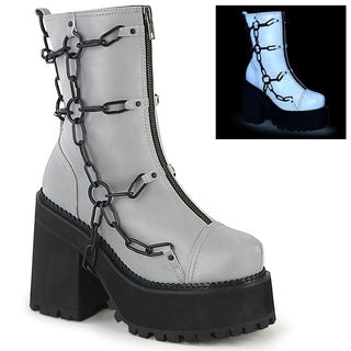 Grey Reflective Assault Boots Assault-66
