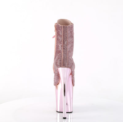 Baby Pink Rhinestone Boots - Flamingo-1020chrs