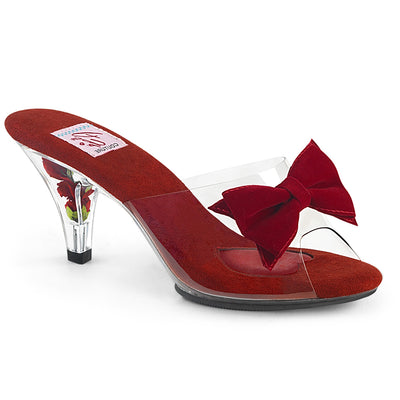 Flower Filled Red Sexy Sandals
