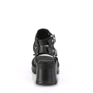 Black Chunky Sandals Demonia Bratty-07
