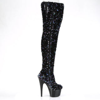 Black over the knee boots - Pleaser Adore-3020