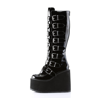 Black Platform Boots Demonia Swing-815