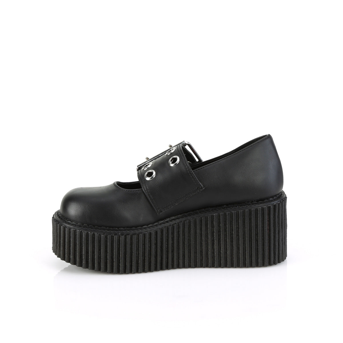 Black Platform Shoes Demonia Creeper-230