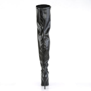 Black Thigh High Boots - Pleaser Seduce-3000