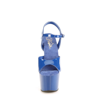 Blue Platform Sandals Pleaser Adore-709
