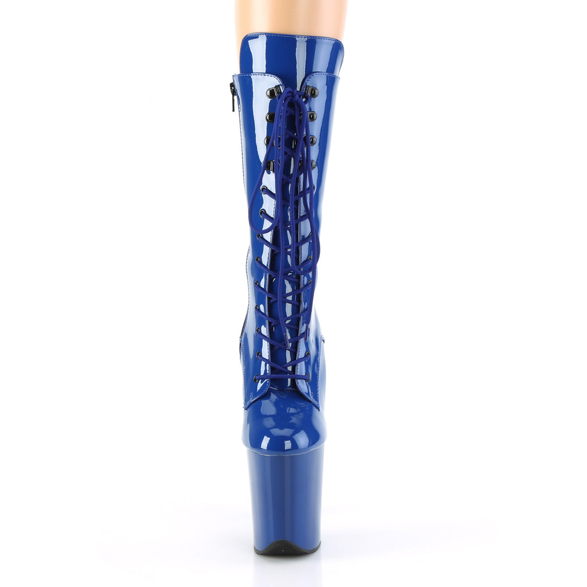 blue pole dancer boots - pleaser flamingo-1050