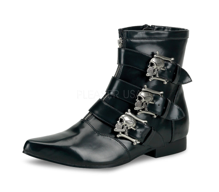 Demonia Brogue 06 Winklepicker Skull Boots OtherWorld Shoes