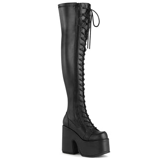 Thigh high gothic boots