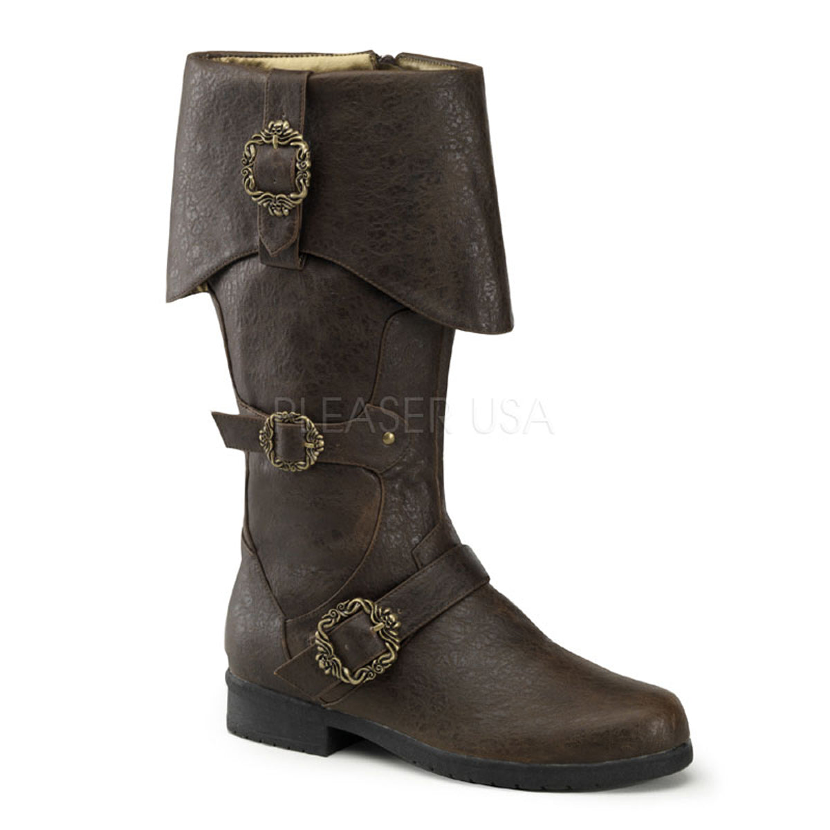Funtasma Carribean-299 - Brown Pirate Boots | OtherWorld Shoes