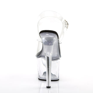 clear-308 sexy sandals back view