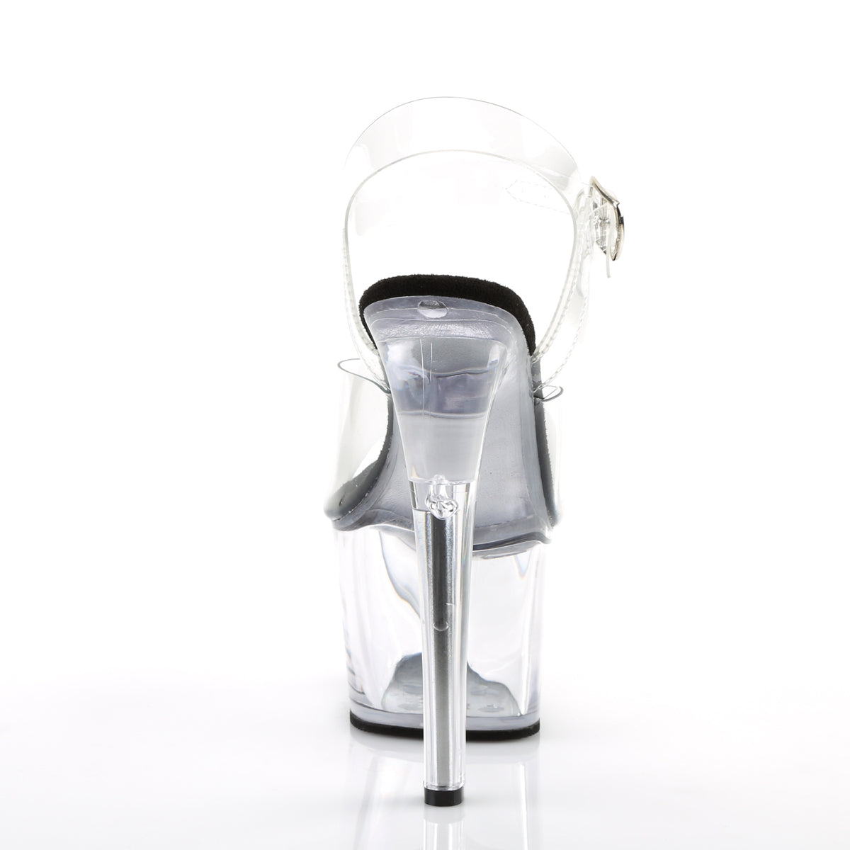 clear-308 sexy sandals back view