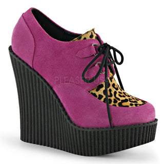 Wedge Heel Leopar Print Creepers