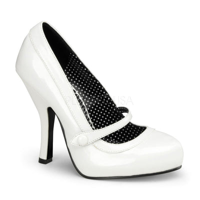 pin up white shoes