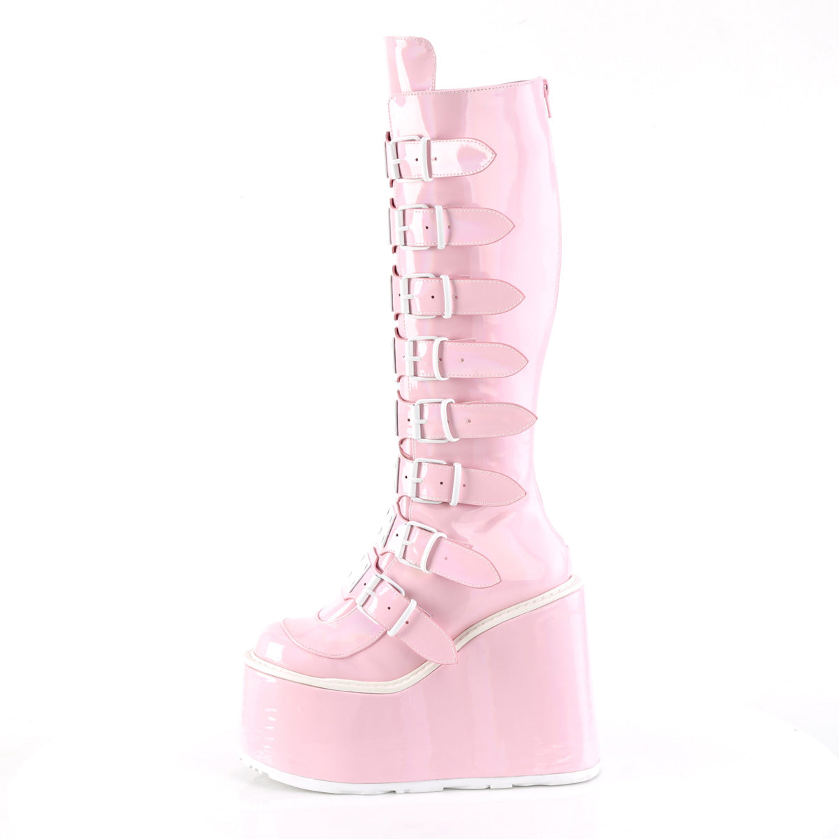 Cyberpunk pink boots swing-815