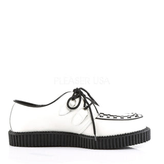 Rockabilly Men's White Creepers ( Unisex )