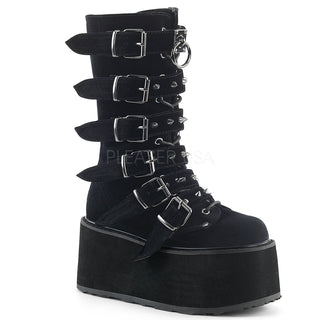 Damned-225 Velvet Platform Boots