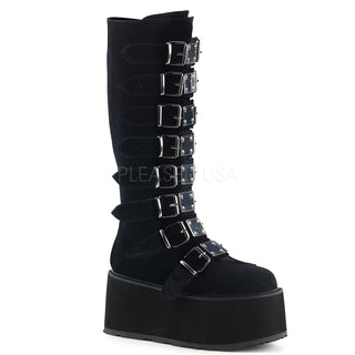 Damned of the Night Boots Velvet