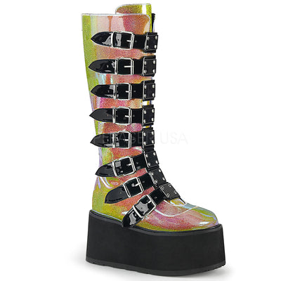 Damned of the Night Boots Pink