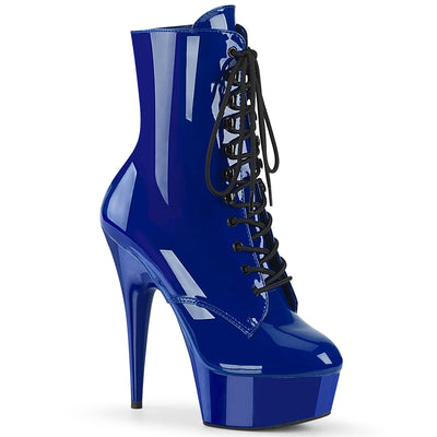 Delight-1020 Blue Ankle Boots