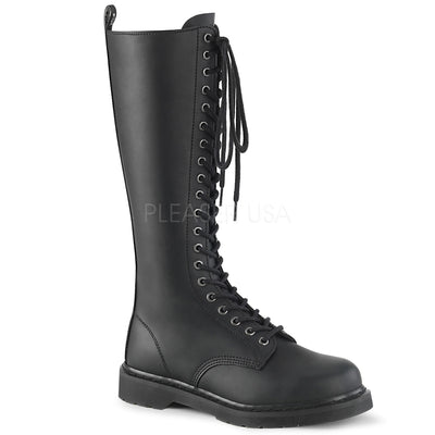 Demonia bolt-400 knee-high combat boots