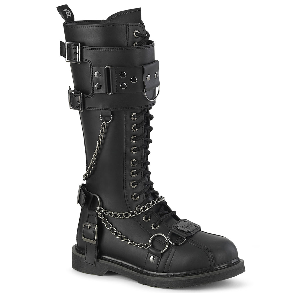 Demonia Bolt-415 Knee High Combat Boots (UNISEX) OtherWorld Shoes
