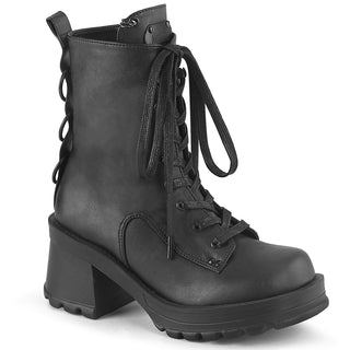Demonia bratty-50 chunky heel combat boots