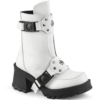 Demonia Bratty-56 White