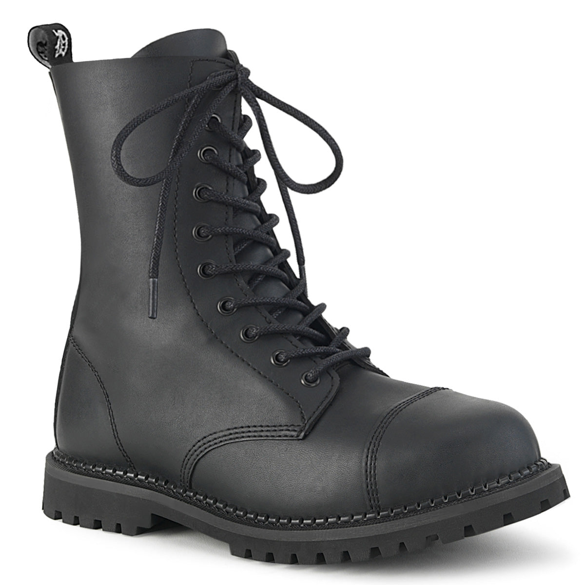 demonia riot-10 vegan combat boots